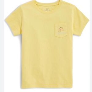 Vineyard Vines Girls' Painted Beach Short-Sleeve Pocket Tee